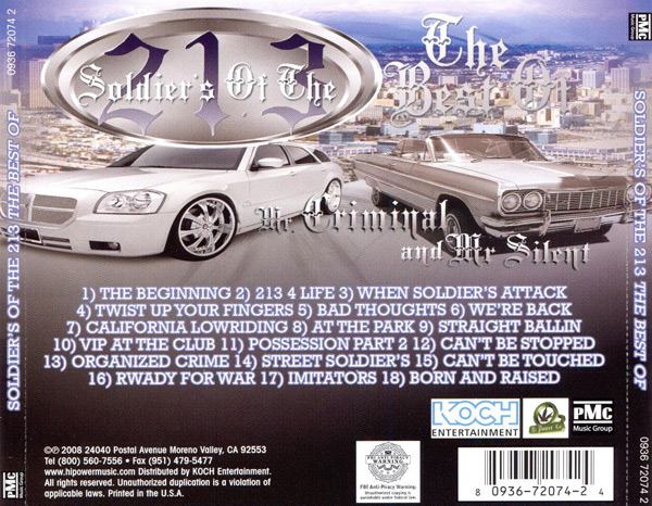 Soldiers Of The 213 - The Best Of Chicano Rap